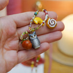 White Faced Owl necklace