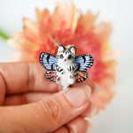 White Tiger with butterfly wings pendant