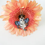 White Tiger with butterfly wings pendant