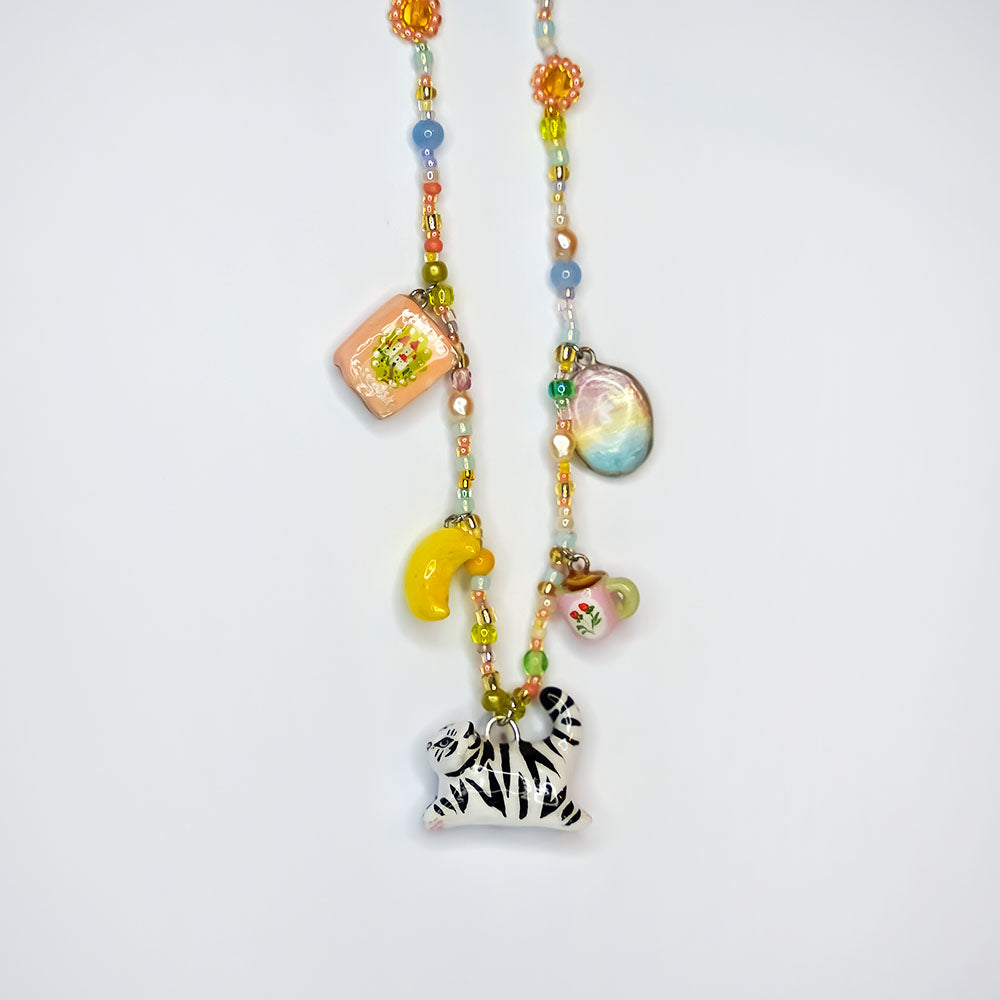 White Tiger - necklace with charms