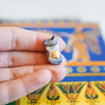 Wolf with a star pendant