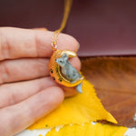 Wolf on the Moon pendant