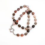 Petrified wood necklace