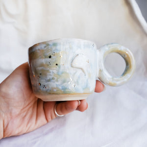 Ceramic mug with a manta ray - 170ml