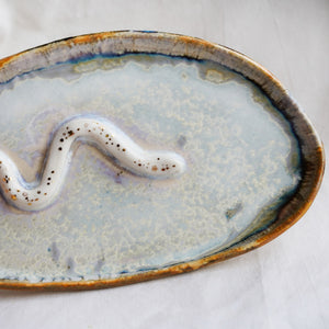 Jewelry tray with a snake